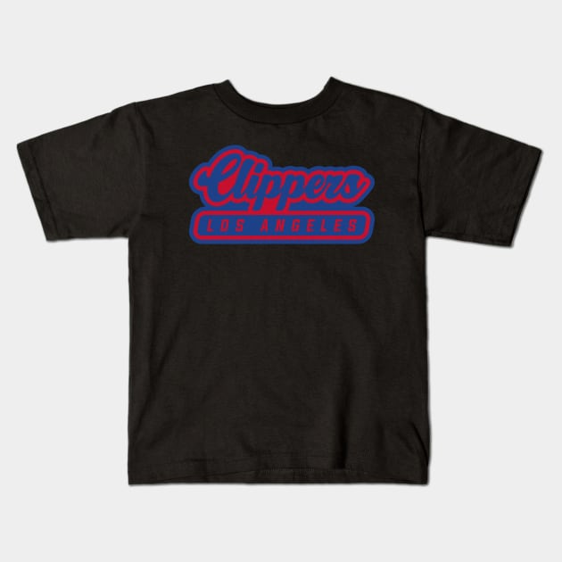 Los Angeles Clippers 01 Kids T-Shirt by Karambol
